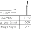 Nifty Medidenta - DynaCut Friction Grip Operative Carbide Bur 256