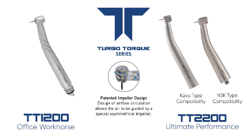 Medidenta - Videos - Handpieces - TurboTorque 1200 and 2200 High Speed Handpieces