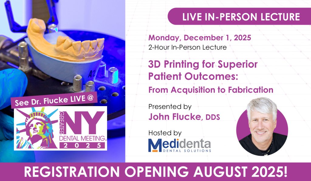 DIG Medidenta - Education - 3D Printing for Superior Patient Outcomes: From Acquisition to Fabrication