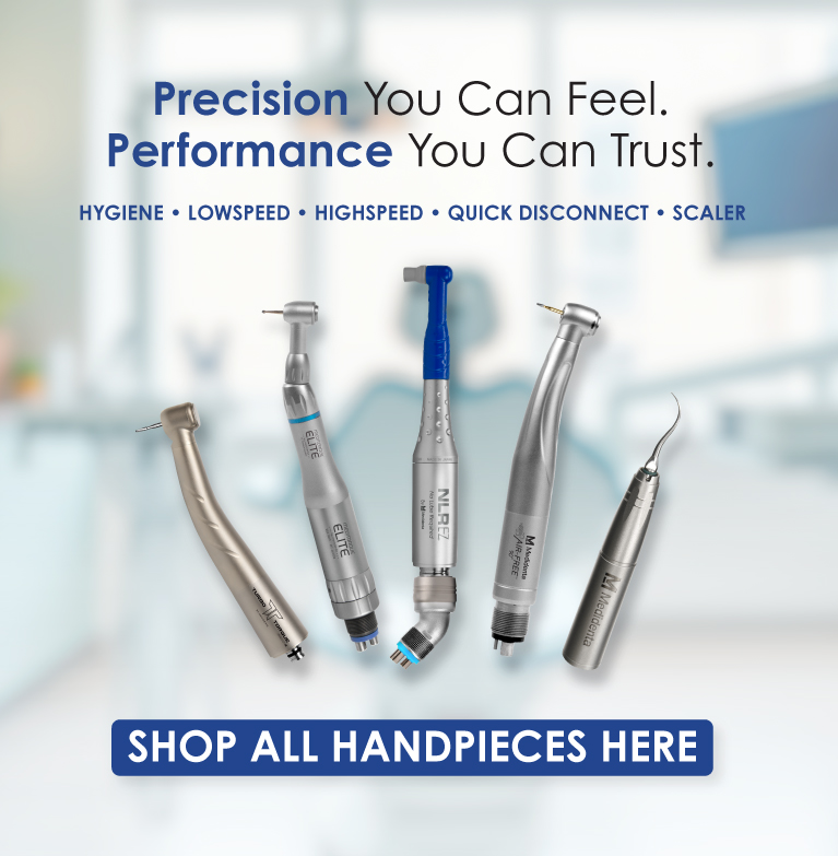 Medidenta - Handpieces - Highspeed - Lowspeed - Surgical - Scaler - Air-Free - 4-Hole - Quick Disconnect - Mobile Banner - 01